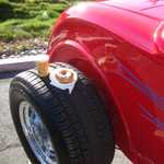 Hot Rods do more than just look good and go fast. They also make great tables!!