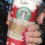 Just in case she forgets what she is drinking, i guess???