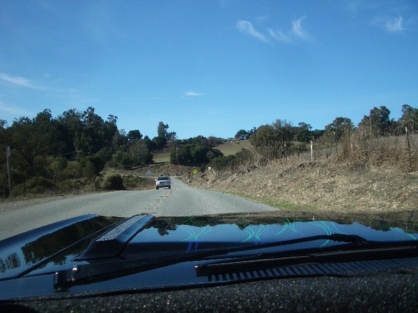 On the road again to the Alpine Inn in Woodside, Ca.