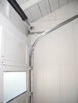 Highlight for Album: Roof pitch track conversion and Liftmaster 3800 opener install