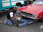 Who's that under Joe's challenger?
