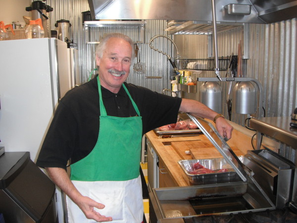 Walt get's the kitchen ready for the day.