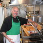 Walt get's the kitchen ready for the day.