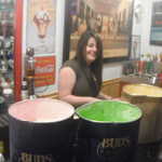 Deanna dishes out the ice cream!