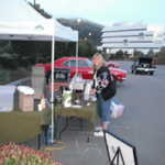 Oour favorite coffee girl Kim gets the hot stuff ready.