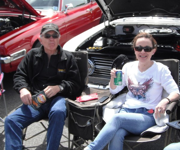 Our flamed Miata has a new owner Gayle Shiffer.