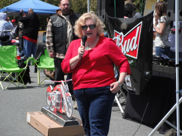 Toni runs the auction today.