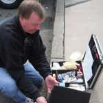 Frank thinks it's a good time to change the oil on his GT350.