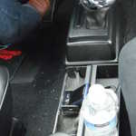 With the new bucket seats installed now i made a quicky junk holder for the day.