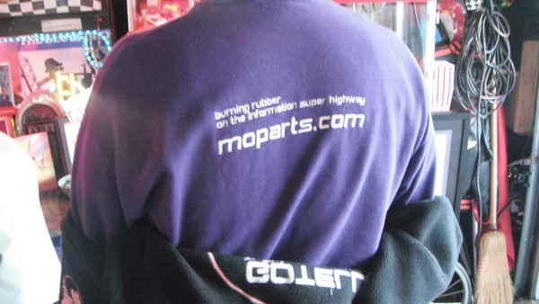 Herb sports the offical Moparts.com shirt.