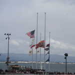 Flags at half mast today for the deaths of two San Francisico firefighters.