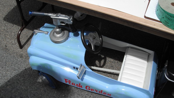 Would have liked to won this cool old pedal car.