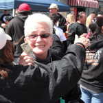 Tammy wins the 50/50 raffle!