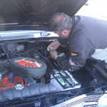 We try a new balast and then Sally runs home and get him some extra ignition modules but still no luck.