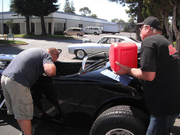 Fill it up and let's get ready to go!