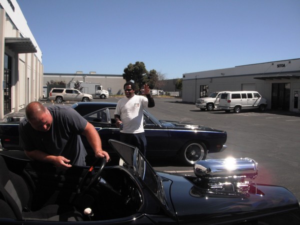 We all met at the world famous Sparky's Hot Rod Shop in San Carlos, Ca. for some lunch before we head out to cruise the streets of San Mateo.