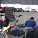 Very big chair or very small people???