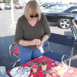 Jan puts out her treats for all of us to enjoy! 

Yes i said treats and not.......