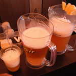Free beer!!  Well cause it was the last of the keg, but still free!