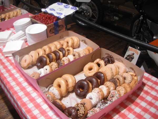 Thanks to Tom Perkins for the donuts and coffee!