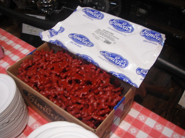 They also served candy gummy scotty dogs...LOL!