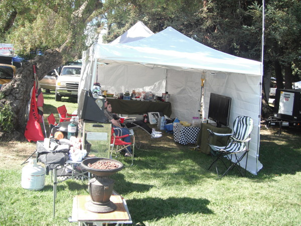 The MPM tent is all ready to go!