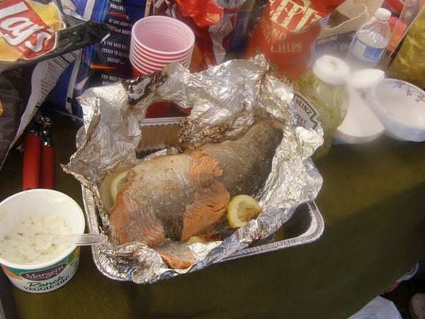 Nice Salmon on the grill!