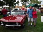 Our pals, Cindy and Tim pose with their 1969 Camaro