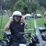 Ok who told the police we have donuts and coffee??