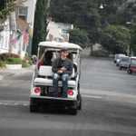 The best way to see the island is via a golf cart.