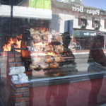 The roast the chickens over real wood fire. Nope not at all like Costco!