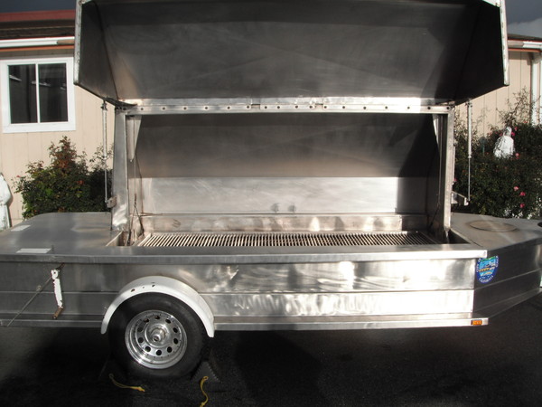 I and Tony G grill up the lunch on this cool BBQer!
