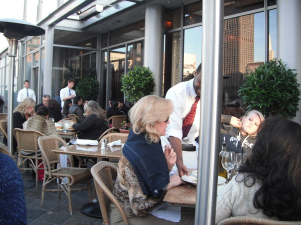 The latest fad is using your pants for a scarf. Go figure only in San Francisco!