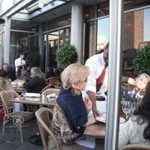 The latest fad is using your pants for a scarf. Go figure only in San Francisco!