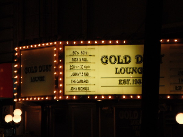 The Johnny Z & the Camaro's are playing the Gold Dust lounge tonight. What no Mopar bands??