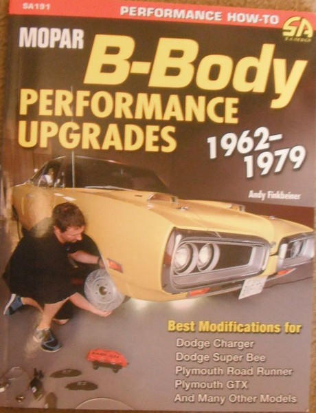 Here's my 1969 road runner in the Mopar B-Body Performance upgrade book.
