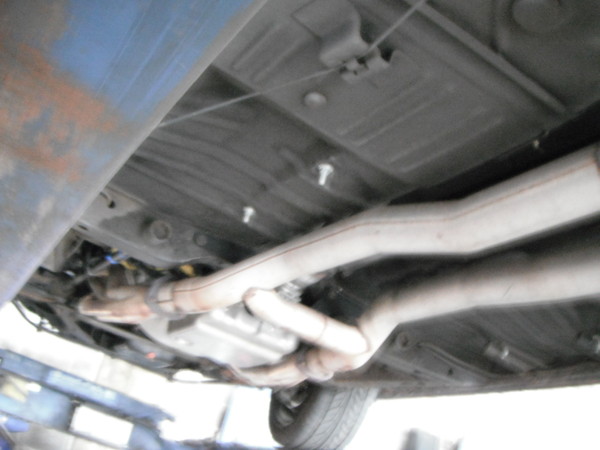 Roadrunner off to the muffler shop 2012 005