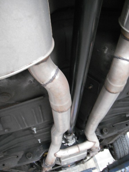 Roadrunner off to the muffler shop 2012 006