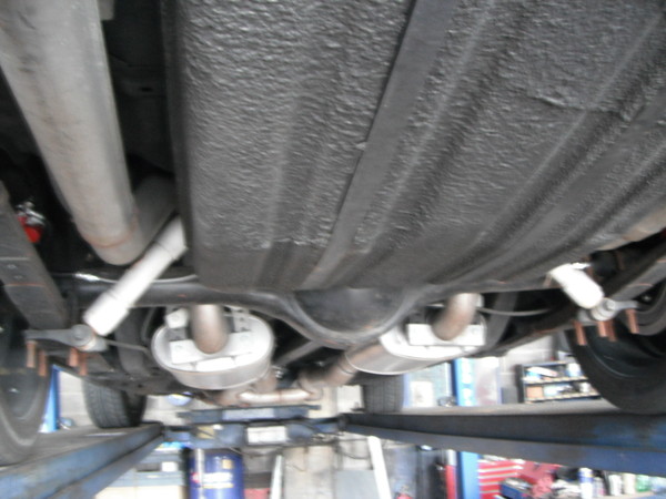Roadrunner off to the muffler shop 2012 007