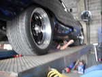 Roadrunner off to the muffler shop 2012 009