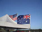 We are flying the Aussie flag as it was gift from our new friends Glen and Kylie from the land down under.