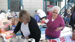 Camile and Joann never stopped working all day!!