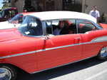 Camile tears up the street in this way cool 57!!