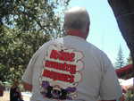 Still wearing the WCMC shirt!