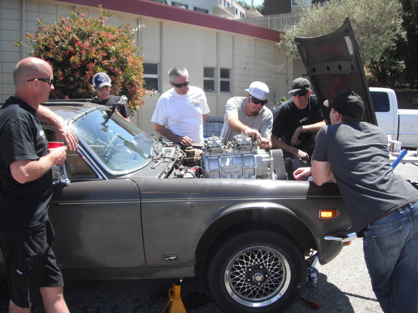 Hot Rod Magazine builds Dragular at Gotelli's Speed shop in South San Francisco, Ca.