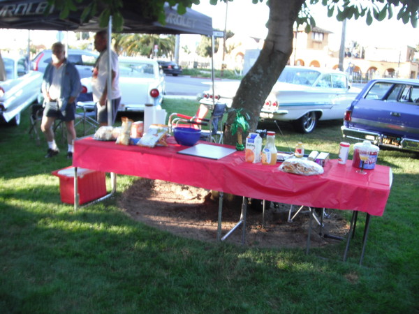 Our table runnith over with goodies!