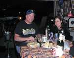Two new friends from AZ. Moparts member  Tony and Sarah stop by after seeing the NHRA Drag Races in Sonoma, Ca.