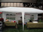 The MPM tent is all ready for the fun today!