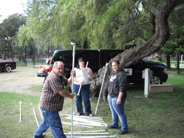 Time to set up the tent!!