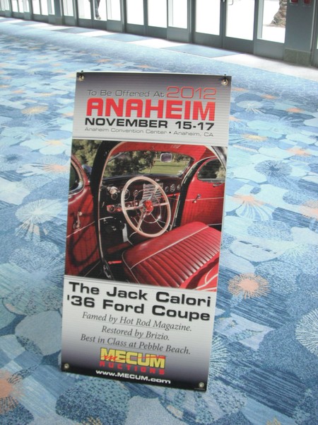 Join us at the 2012 Mecum Auction in Anaheim, Ca.
